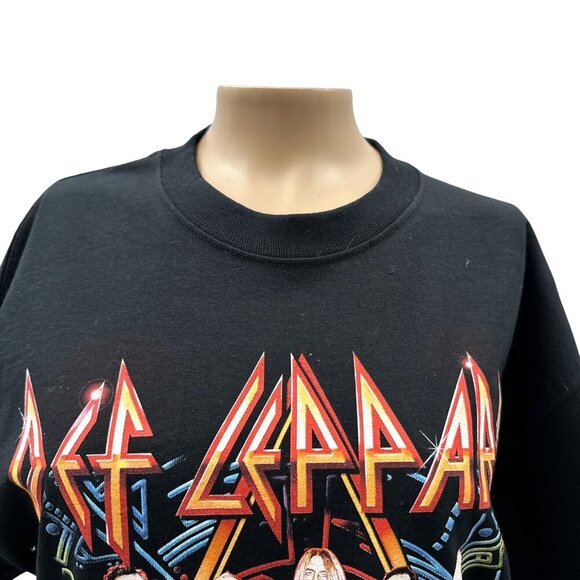 Def Leppard Tour 2020 Band Graphic Tee Shirt Gildan Short‎ Sleeve Black Unisex M - Picture 11 of 11